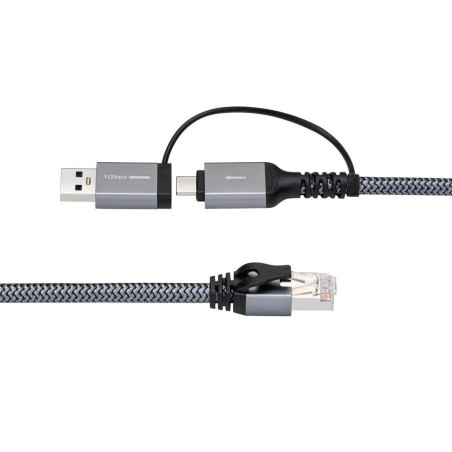 Kabel MicroConnect RJ45 - USB A/C, 2m