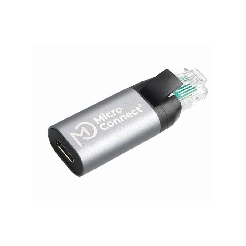 Adapter MicroConnect RJ45 - USB-C