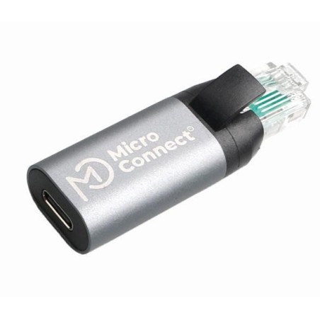 Adapter MicroConnect RJ45 - USB-C
