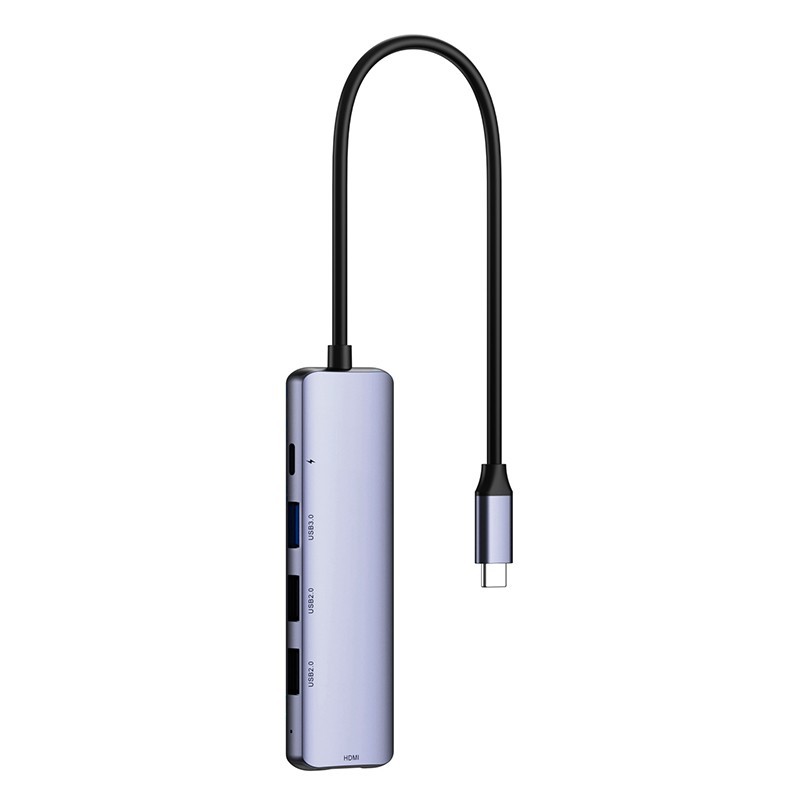 Priklopna postaja Netac Hub WF13, USB-C na USB3.0, 2xUSB2.0, HDMI, 100W PD