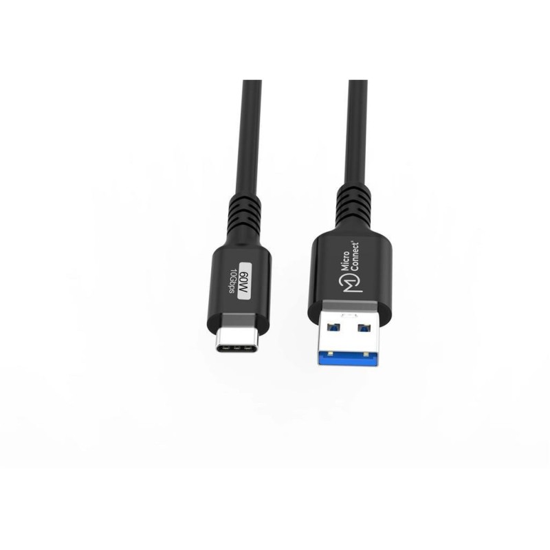 Kabel MicroConnect USB C-A 3.2 Gen2 60W, 10Gbps, 1m
