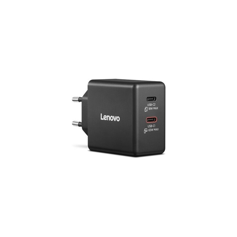 Napajalnik za prenosnik LENOVO dvojni USB-C 65W GaN