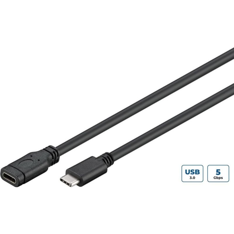 Podaljševalni kabel MicroConnect USB-C 3.2 Gen 1, 0,5m