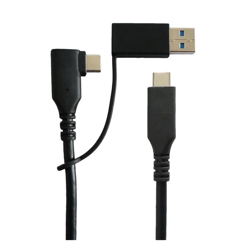 Kabel MicroConnect USB-C na USB-A/C 3.2, kotni, 1m