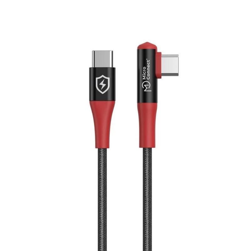 Kabel MicroConnect Safe Charge USB-C/C, kotni, 1,5m