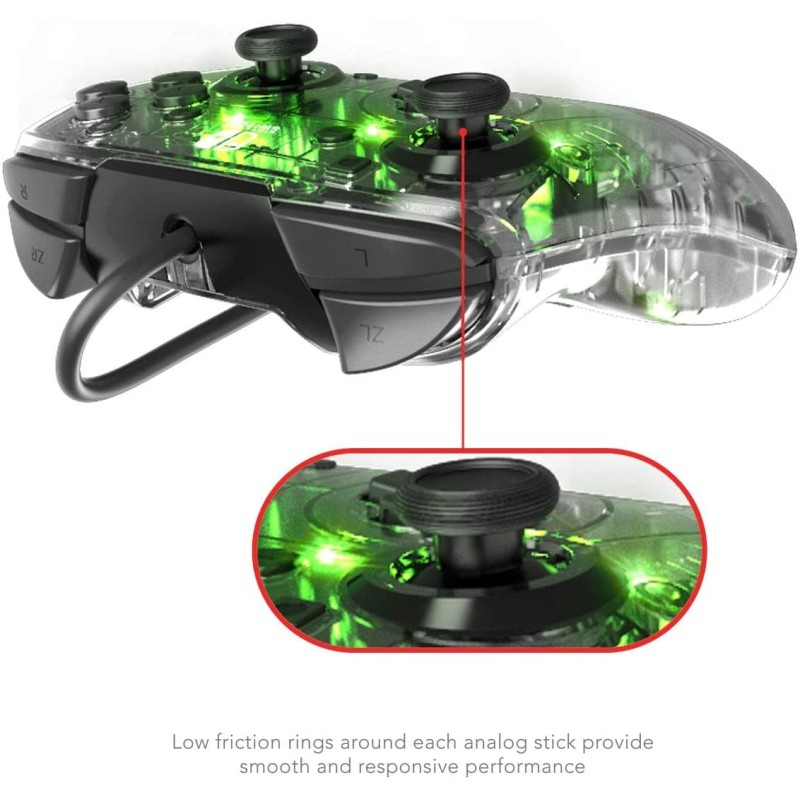Kontroler PDP Deluxe Transparent, Switch 1 & 2