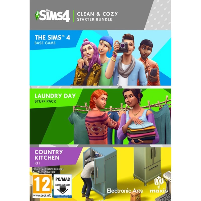 Igra The Sims 4 Clean & Cozy Starter Bundle (PC)