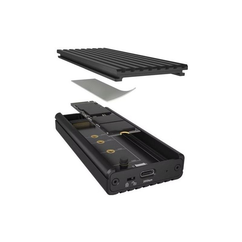 Ohišje za disk IcyBox IB-1917M-C32a za M.2 NVMe SSD