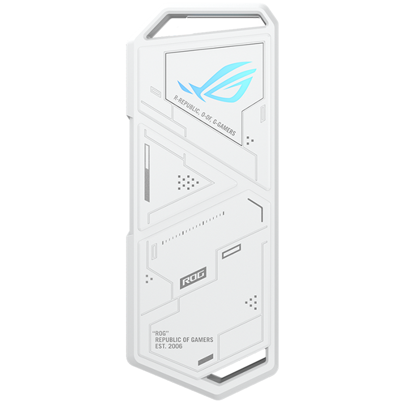 Ohišje za disk ASUS ROG Strix Arion White za M.2 NVMe SSD, belo
