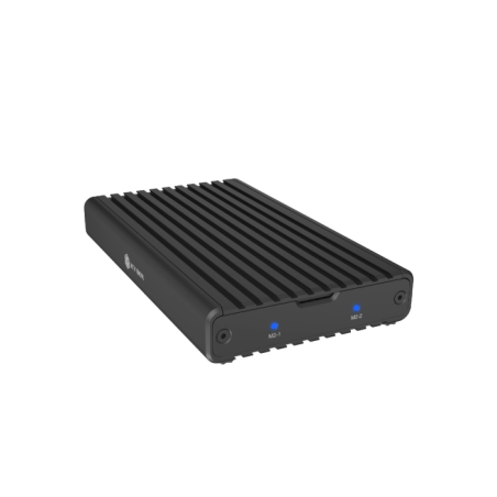 Ohišje za disk IcyBox IB-2817M-C32 za 2× M.2 NVMe SSD