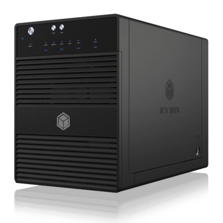 Ohišje za disk IcyBox IB-3740-C31, za 4x 3,5 in 2,5 HDD/SSD