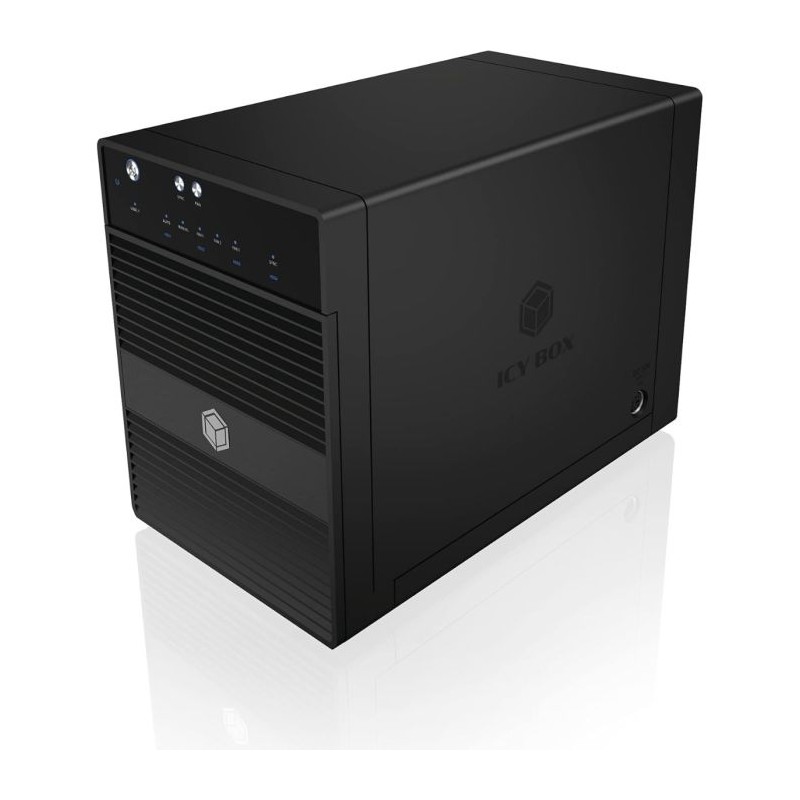 Ohišje za disk IcyBox IB-3740-C31, za 4x 3,5 in 2,5 HDD/SSD