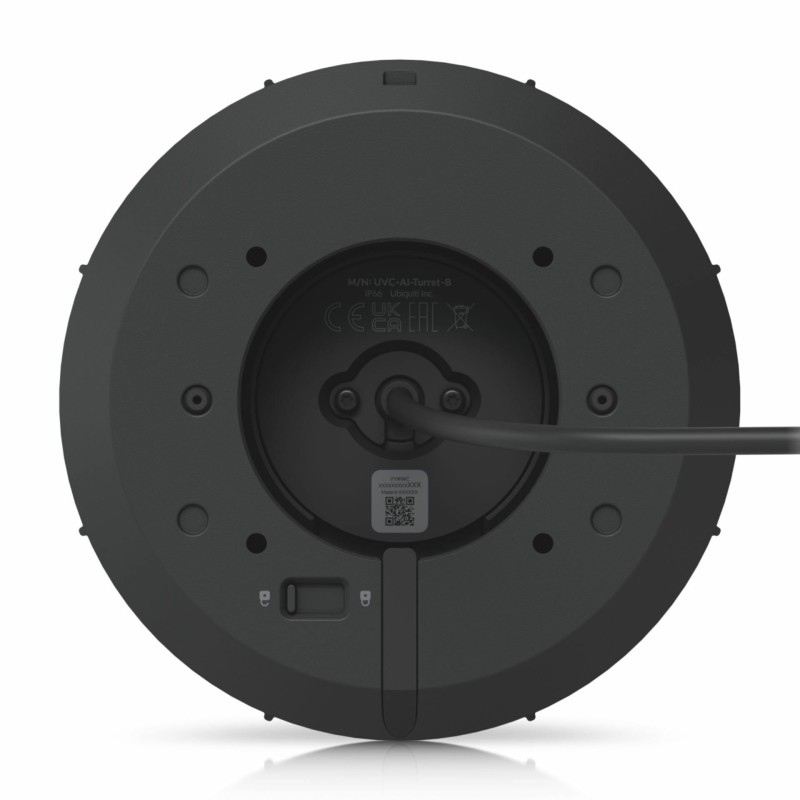 IP kamera Ubiquiti UVC-AI-Turret-B, 8.0MP, zunanja, črna