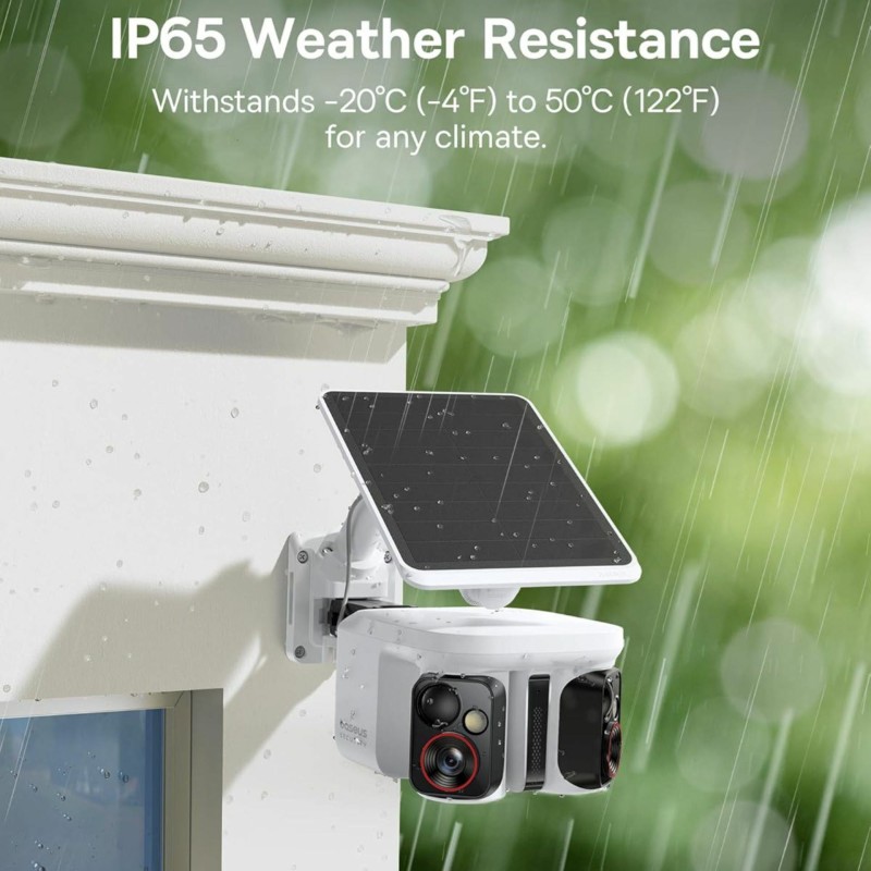 IP kamera Baseus X1 Pro, 5.0MP, zunanja, akumulator + solarni panel