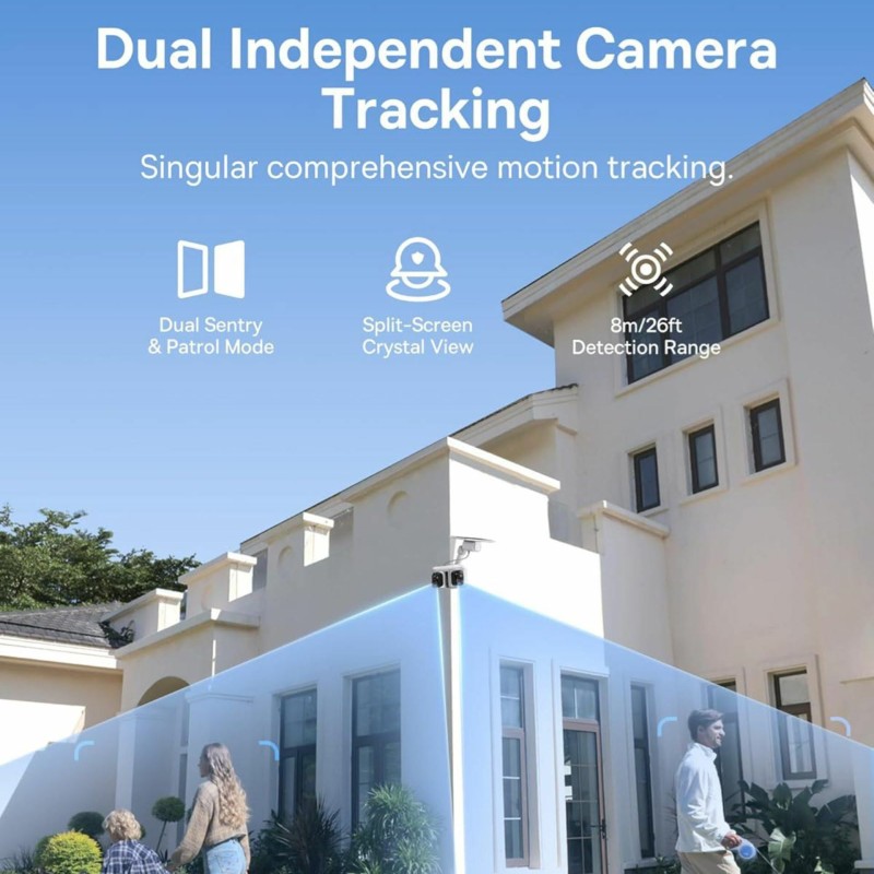 IP kamera Baseus X1 Pro, 5.0MP, zunanja, akumulator + solarni panel