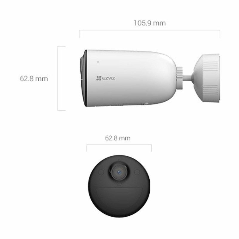 IP kamera EZVIZ CB3 AOV, 3.0MP, zunanja, bela, vgrajen akumulator