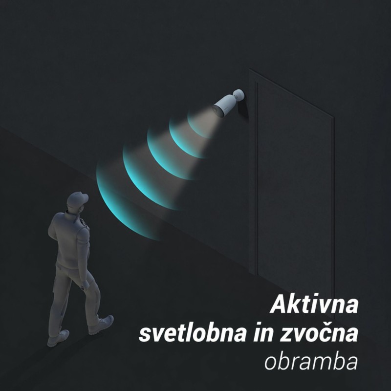 IP kamera EZVIZ CB3 AOV, 3.0MP, zunanja, bela, vgrajen akumulator