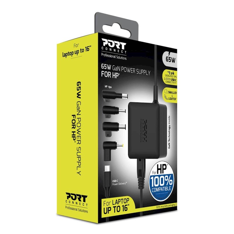 Napajalnik PORT Connect GaN2 65W za HP