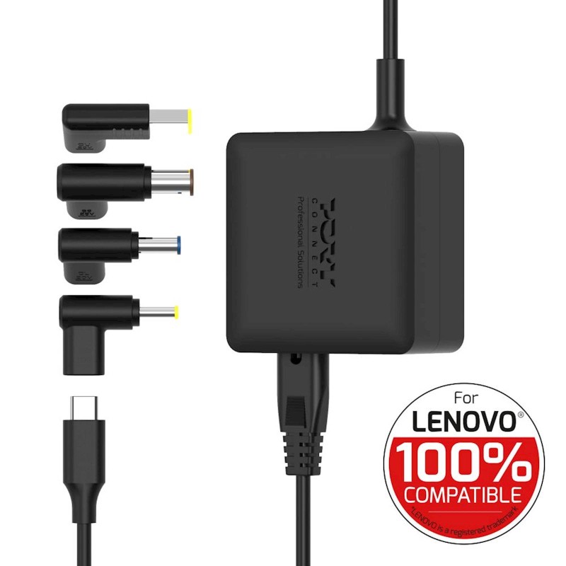 Napajalnik PORT 65W GaN za Lenovo (EU)