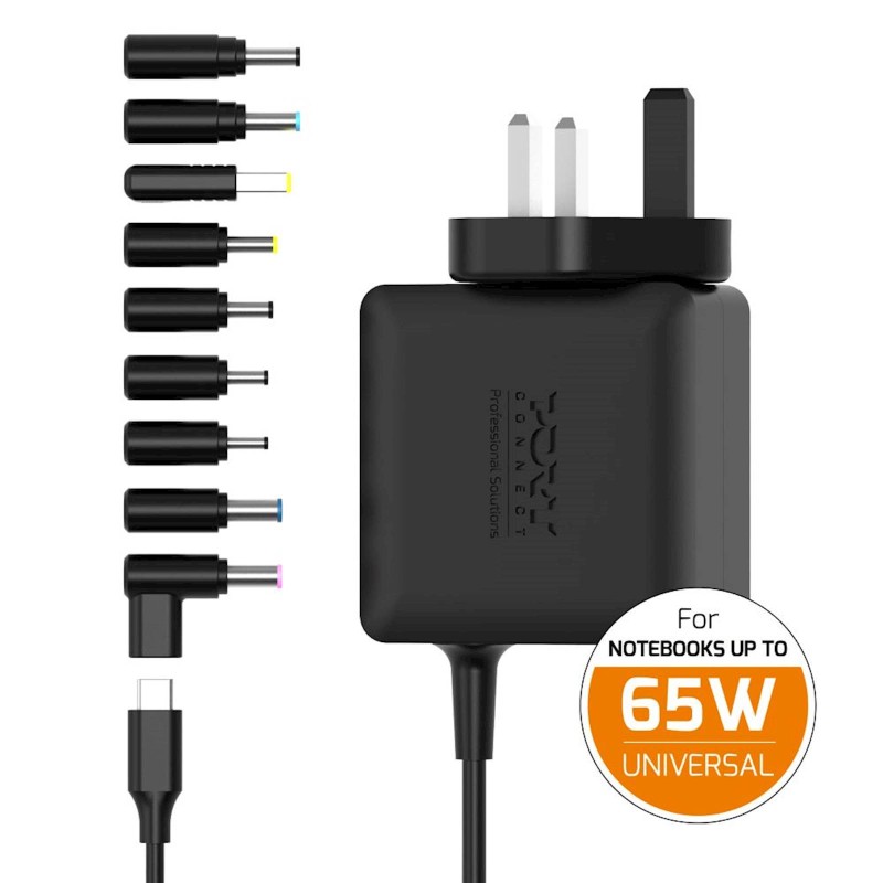 Napajalnik PORT Connect GaN2 65W plug-in EU