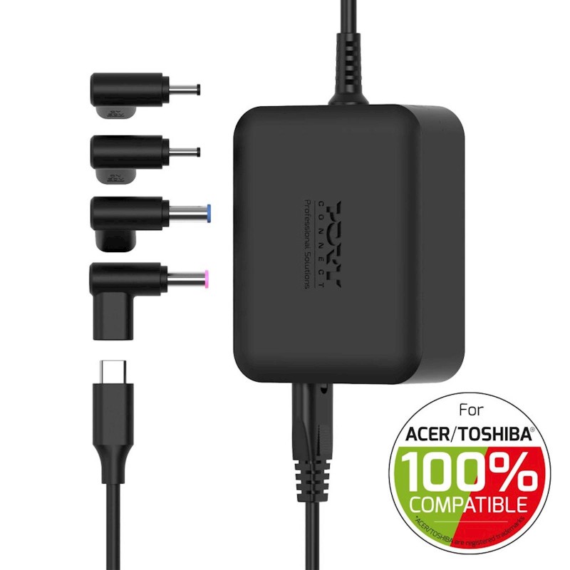 Napajalnik PORT 100W GaN za Acer in Toshiba (EU)