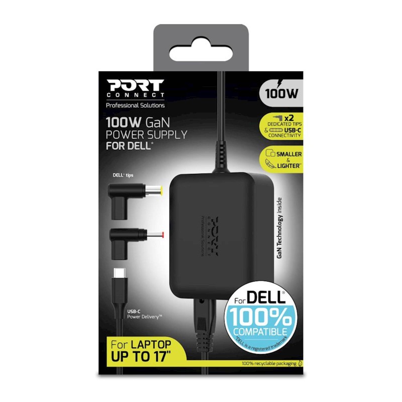 Napajalnik PORT Designs GaN2 100W za Dell (EU)