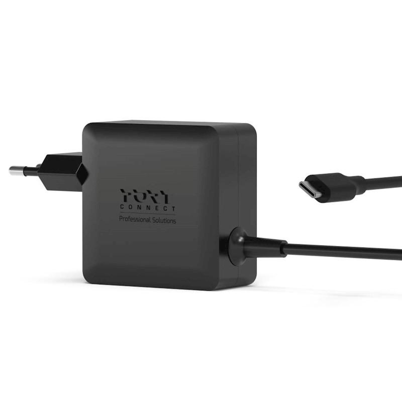Napajalnik PORT USB-C GaN 65W plug-in EU