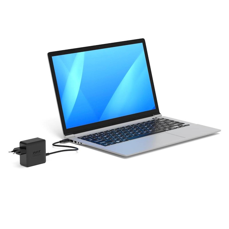 Napajalnik PORT USB-C GaN 65W plug-in EU