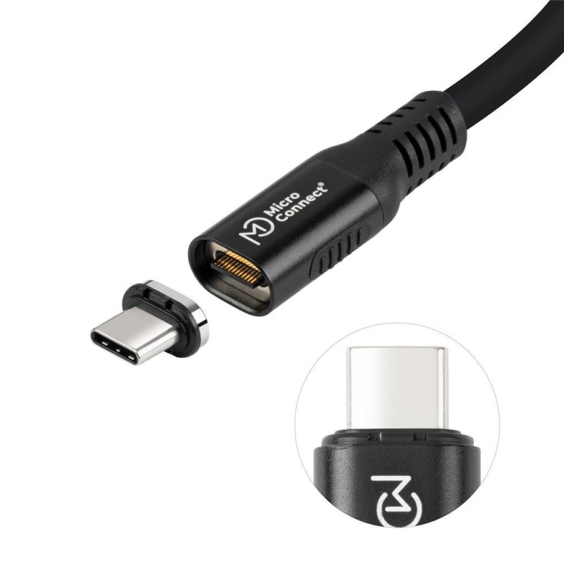 Kabel MicroConnect Premium USB C-C, magnetni, 1m