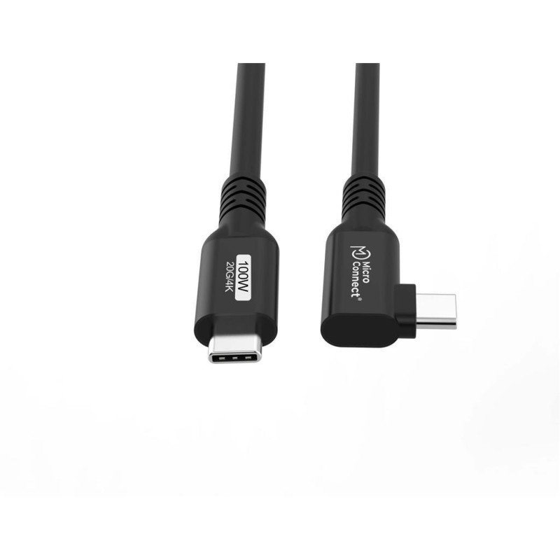 Kabel MicroConnect Premium USB C-C 3.2, kotni, 0,5m