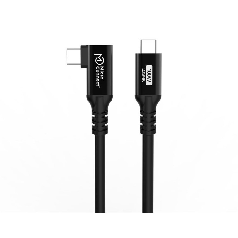 Kabel MicroConnect Premium USB C-C 3.2, kotni, 0,15m