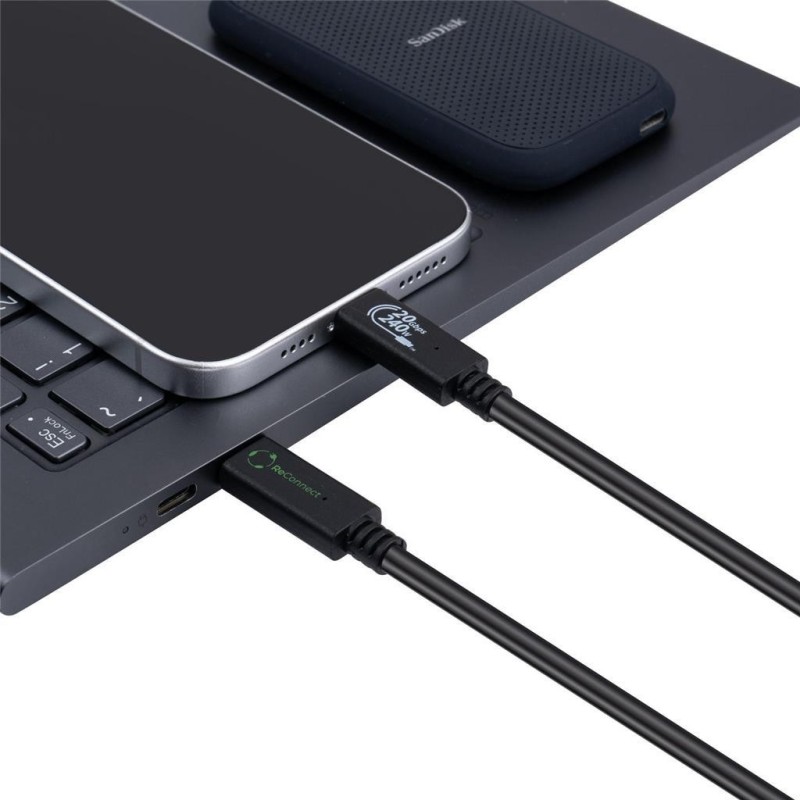 Kabel MicroConnect ReConnect USB C-C 4.0, 1m