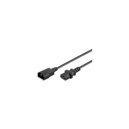 Napajalni kabel MicroConnect C13 F - C14 M, 0,6m