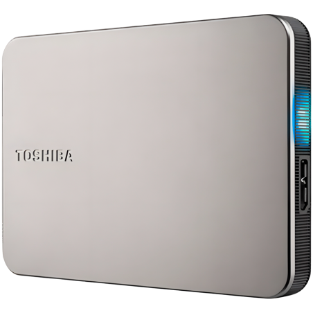Zunanji disk 1TB 2.5 USB 3.2 Toshiba Canvio Flex, srebrn