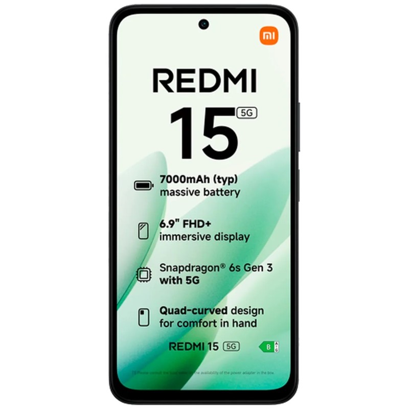 Pametni telefon Xiaomi Redmi 15 5G, 128GB, črn
