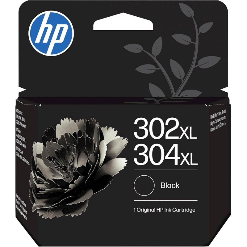 Črnilo HP 302XL/304XL, črno