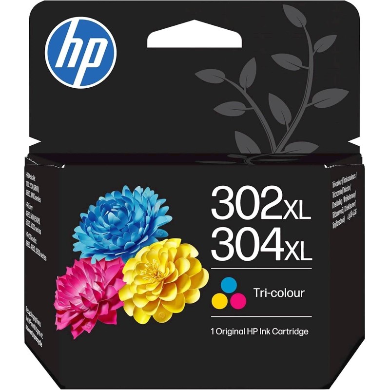 Črnilo HP 302XL/304XL, barvno