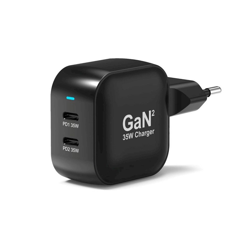 Polnilec PORT 35W GaN USB-C PD + kabel USB-C, 2m
