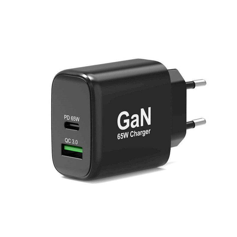 Polnilec PORT 65W GaN Starter Kit 4-v-1 USB-C + kabel USB-C, 1,8m