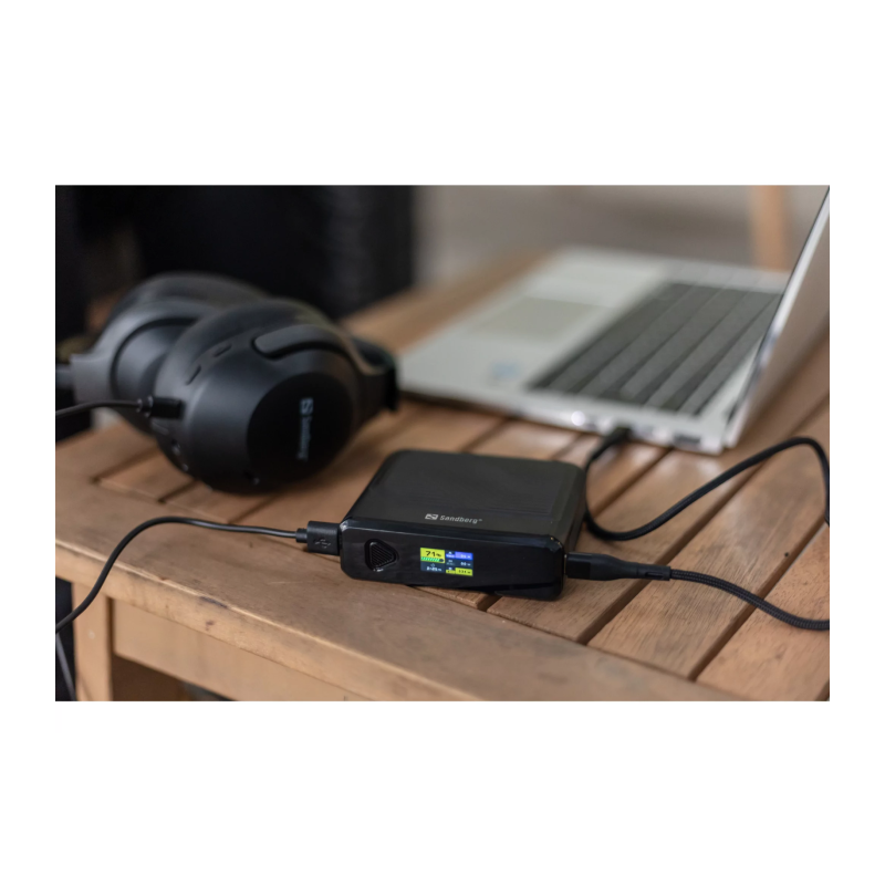Prenosna baterija Powerbank Sandberg 20000 PD100W, 20000 mAh