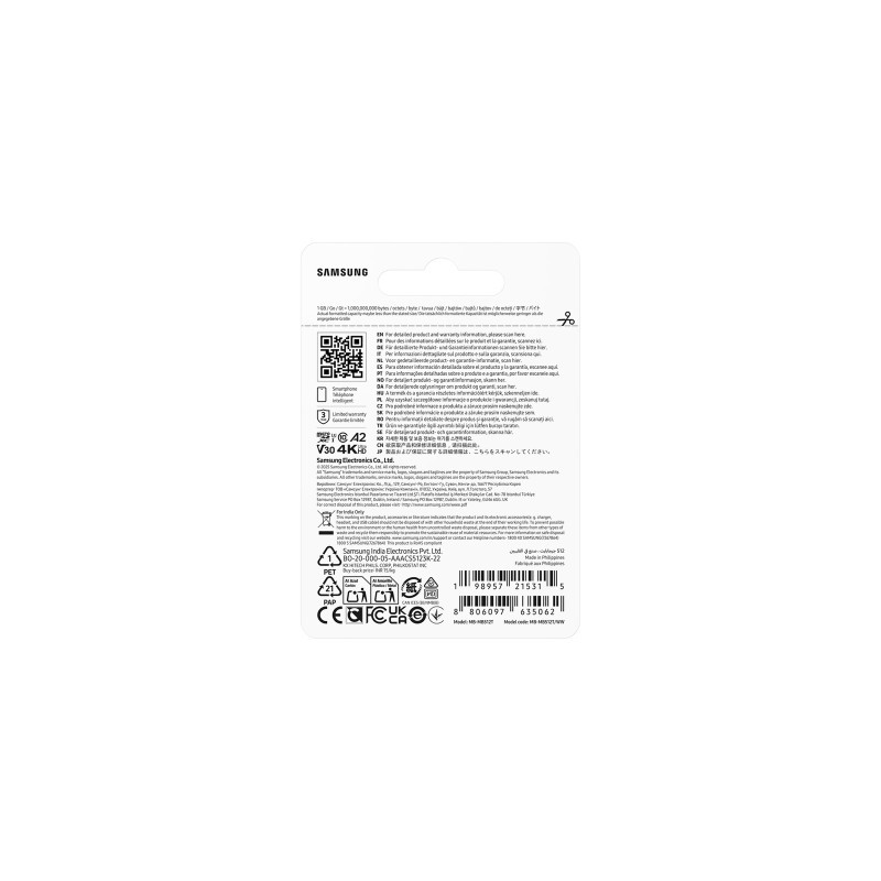 Spominska kartica Samsung T7, micro SDXC, 512GB