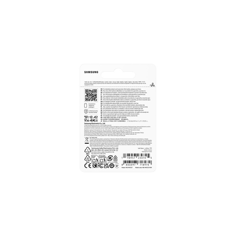 Spominska kartica Samsung T9, micro SDXC, 512GB