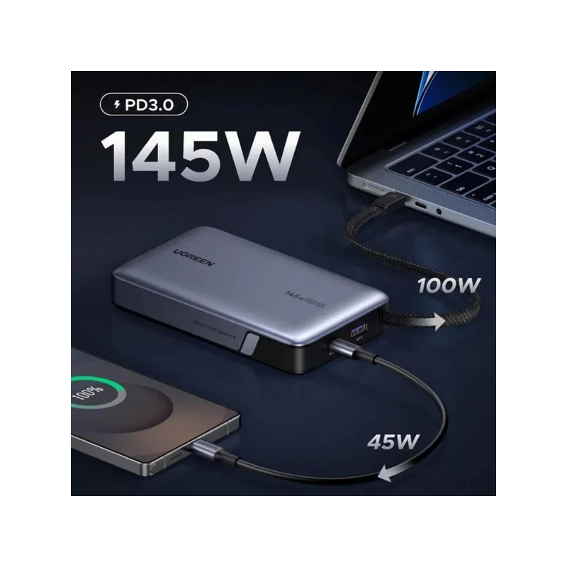 Prenosna baterija Powerbank Ugreen Nexode 55992B, 20000mAh