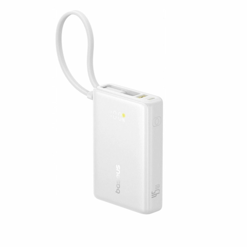 Prenosna baterija Powerbank Baseus PicoGo PPPG-1W45C, 10.000mAh, bela