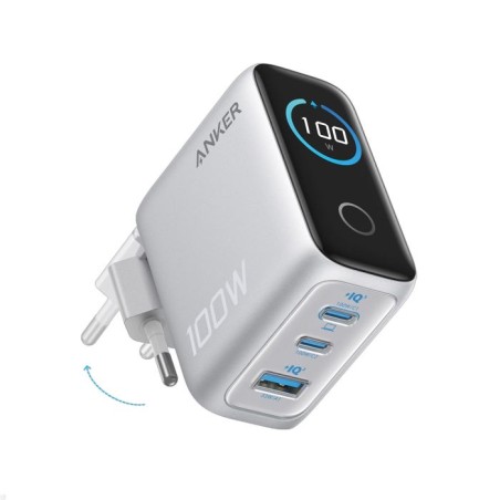 Polnilec Anker B121BG41, 100W, USB-C, srebrn