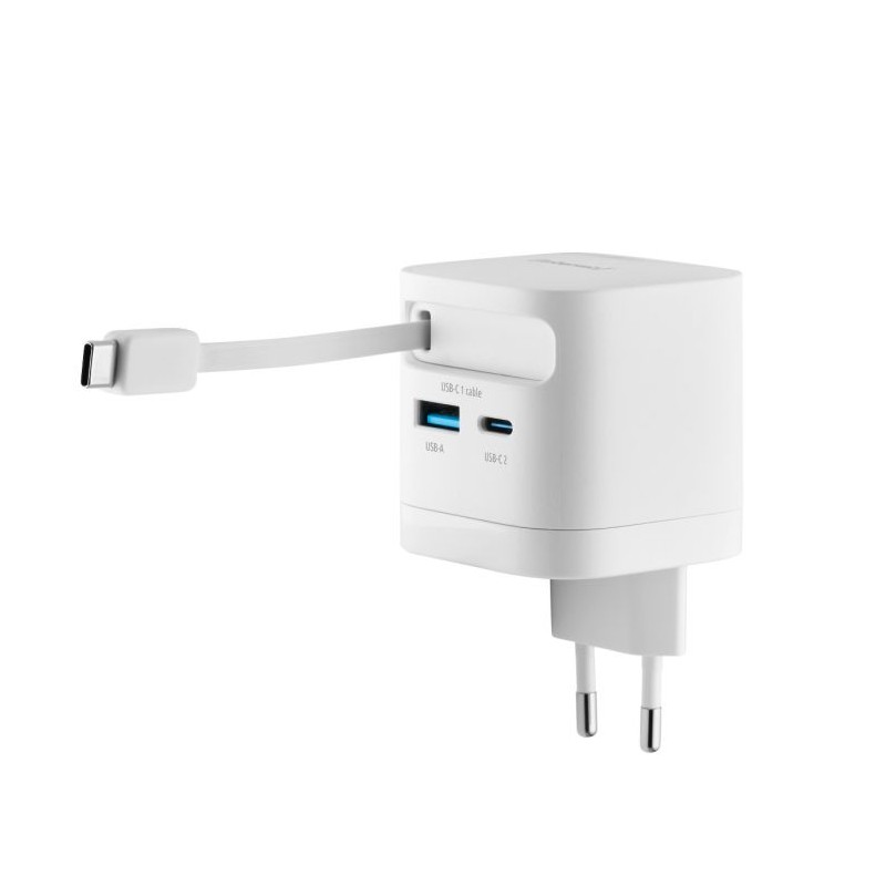 Polnilec Intenso W65ACIC, 65W, USB-C, bel