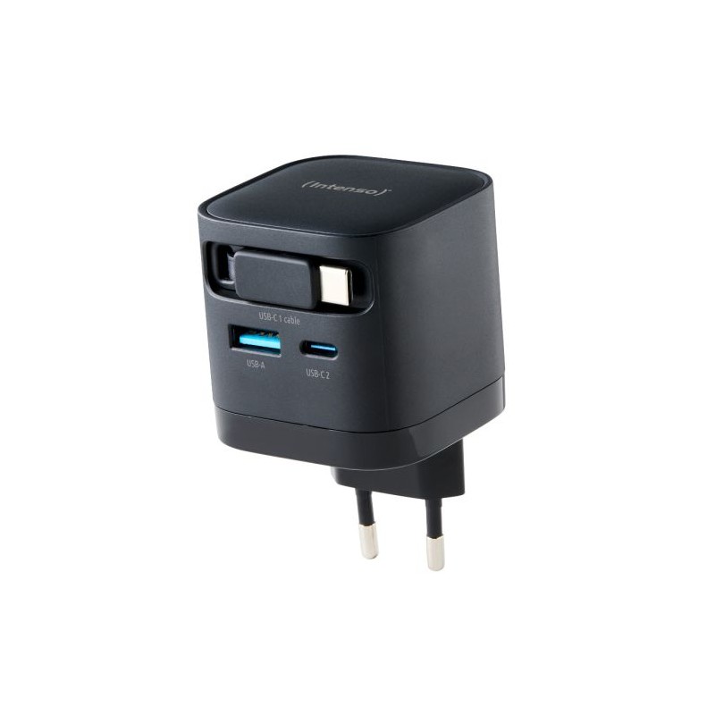 Polnilec Intenso W65ACIC, 65W, USB-C, črn