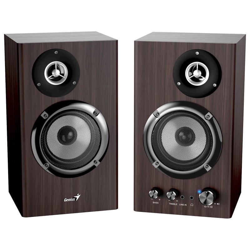 Zvočniki Genius SP-HF1812BT, temno rjava