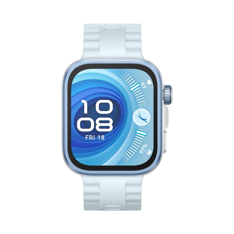 Pametna ura Huawei Watch Fit 4 Pro, srebrna (moder pašček)