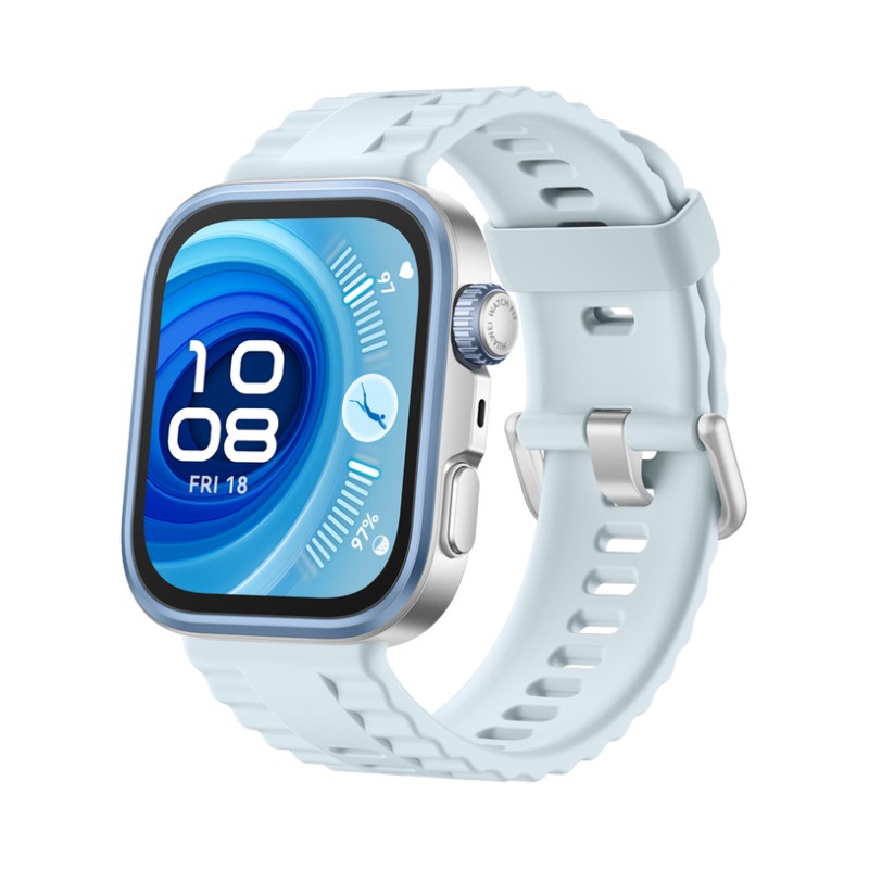 Pametna ura Huawei Watch Fit 4 Pro, srebrna (moder pašček)